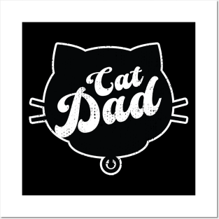 cat dad Posters and Art